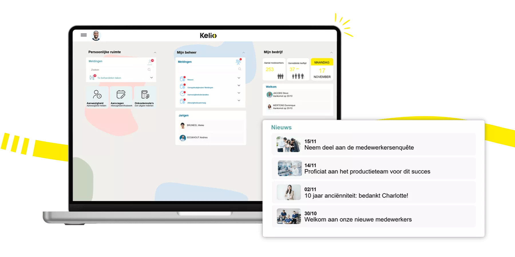 Kelio-software: platform voor het delen van strategische projecten en collectieve successen binnen de onderneming