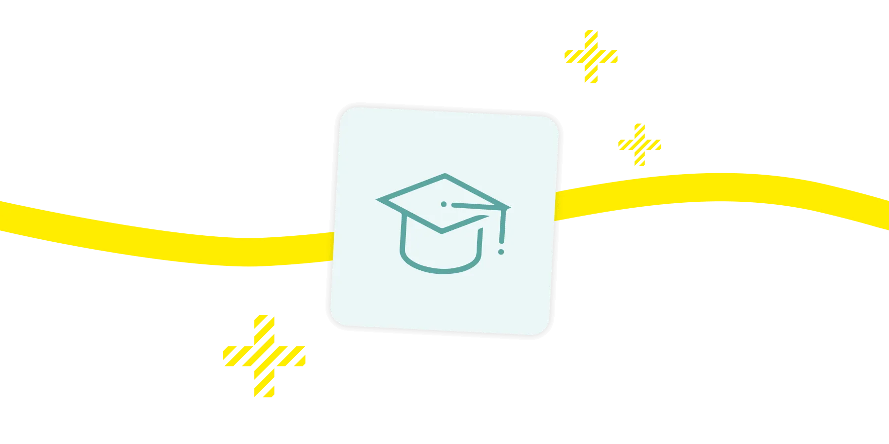 Pictogram van een afstudeerhoed voor de uitrol en Kelio HR-opleiding
