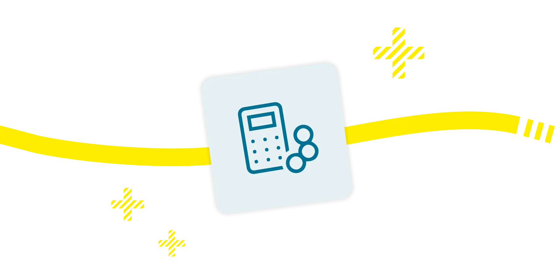 Pictogram van een rekenmachine voor de automatische koppelings met het sociaal secretariaat