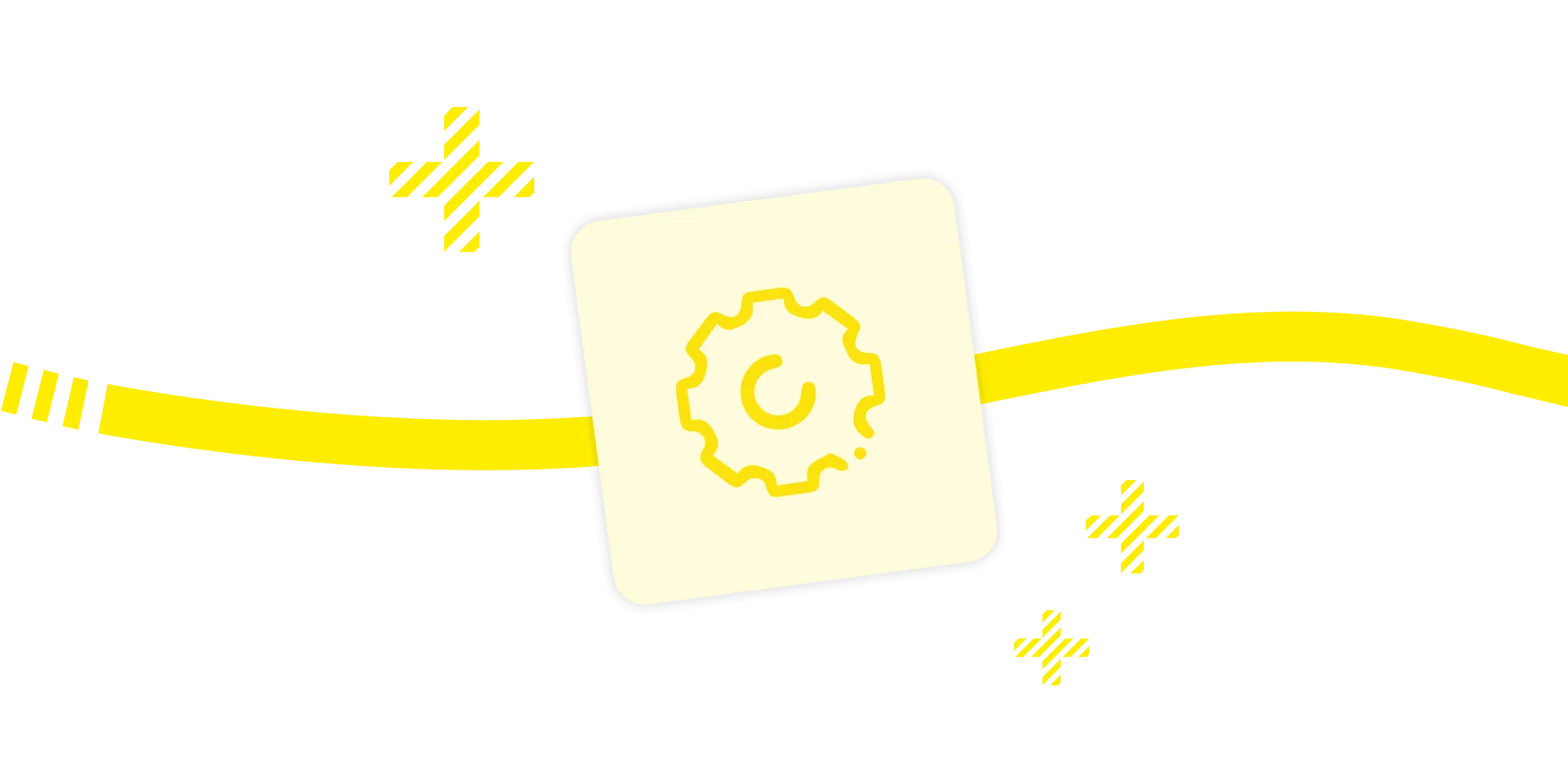 Pictogram van een tandwiel voor de analyse en configuratie van Kelio tijdregistratie