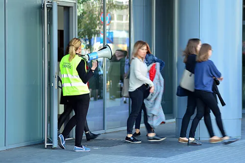 realiser exercice evacuation