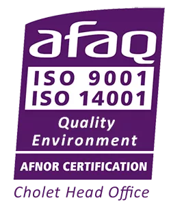 Kelio is ISO 9001 en ISO 14001 gecertifieerd