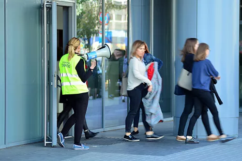 realiser exercice evacuation