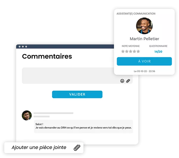 Centralisation des commentaires des équipes
