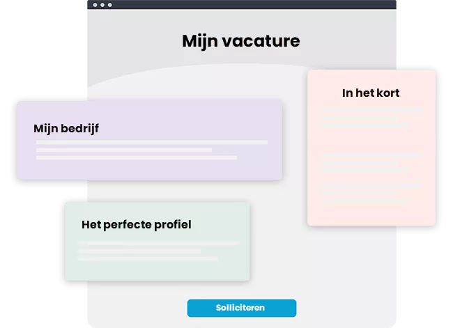 Maak gepersonaliseerde en aantrekkelijke vacatures Maak gepersonaliseerde en aantrekkelijke vacatures